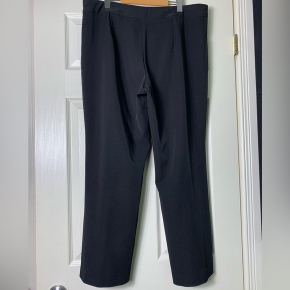 Joseph Ribkoff | Black Button Detail Dress Pants - 16 - Picture 2 of 5